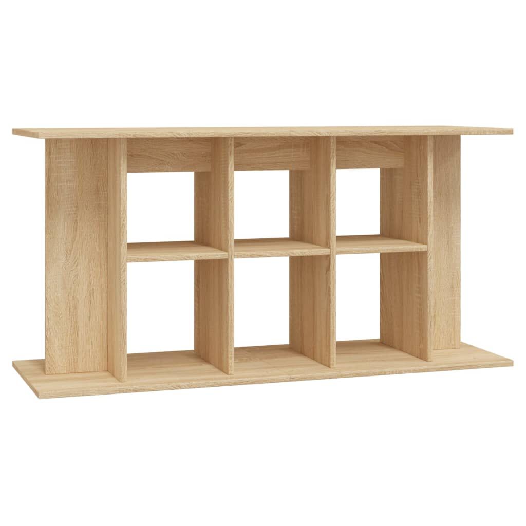 VidaXL Mesa de madera roble sonoma para acuarios