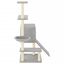 vidaXL Rascador para gatos con postes de sisal gris claro 130,5 cm, , large indicador imagen numero 3
