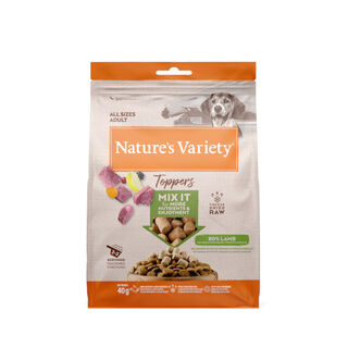 Nature's Variety Toppers Adult Cordero para perros