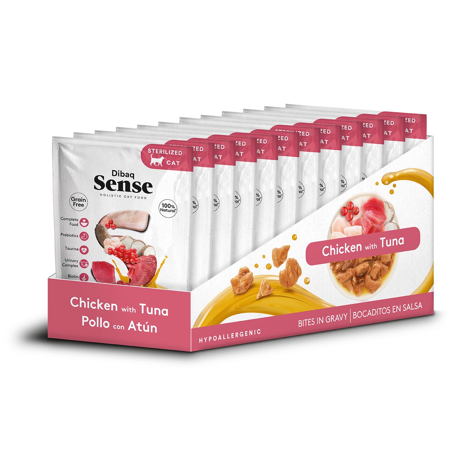 Dibaq Sense Bites Pollo con Atún, 12 unidades x 100gr thumbnail