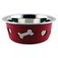 Comedero acero inox.  Silicon Bowl ROJO, , large indicador imagen numero 4