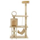 Rascador con poste de sisal para gatos color Beige, , large image number null