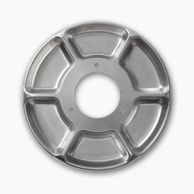 Catit PIXI Bandeja de repuesto comedero 6 raciones de Acero Inoxidable para gatos