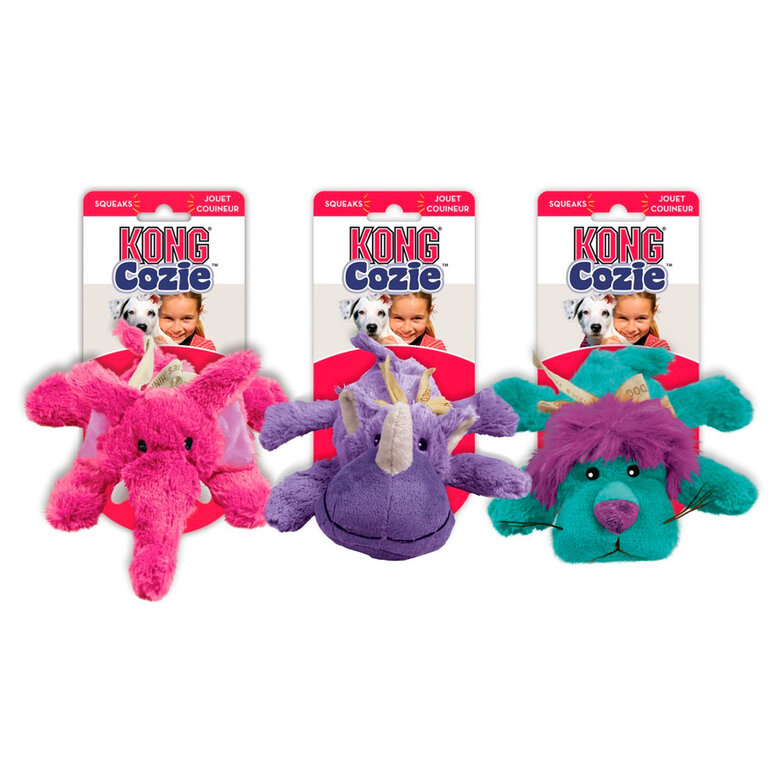 Kong Cozie Brights Animales de peluche para perros, , large image number null