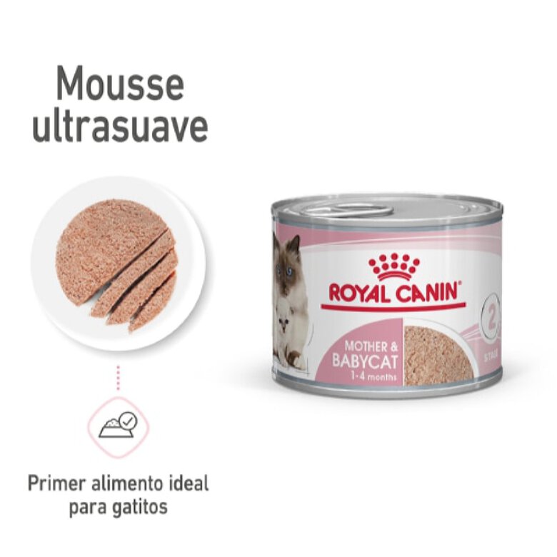 Royal Canin Mother & Baby mousse latas para gatos, , large image number null