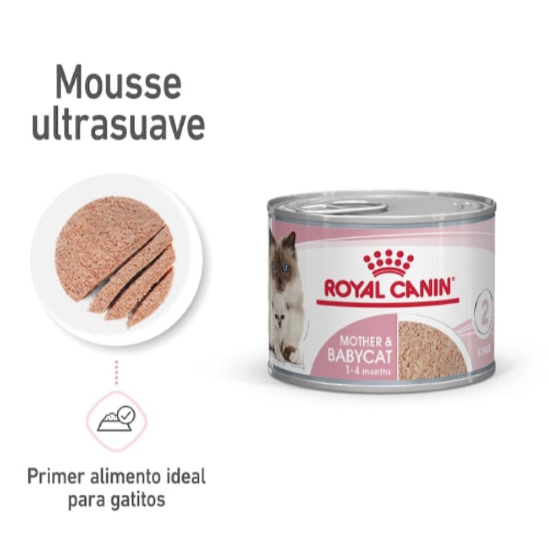 Royal Canin Mother&Baby mousse latas para gatos, , large image number null