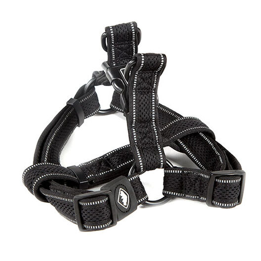 TK-Pet Reflective Comfort arnés negro para perros image number null
