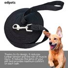 Edipets correa de adiestramiento de nylon negra para perros, , large image number null