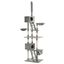 VidaXL Árbol rascador para gatos color Gris, , large indicador imagen numero 2