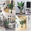 Outsunny Planta de Decoración Artificial de Palma Árbol Realista con Maceta 7 Hojas Ф15x120cm para Exterior e Interior No Requiere Instalación, , large indicador imagen numero 5