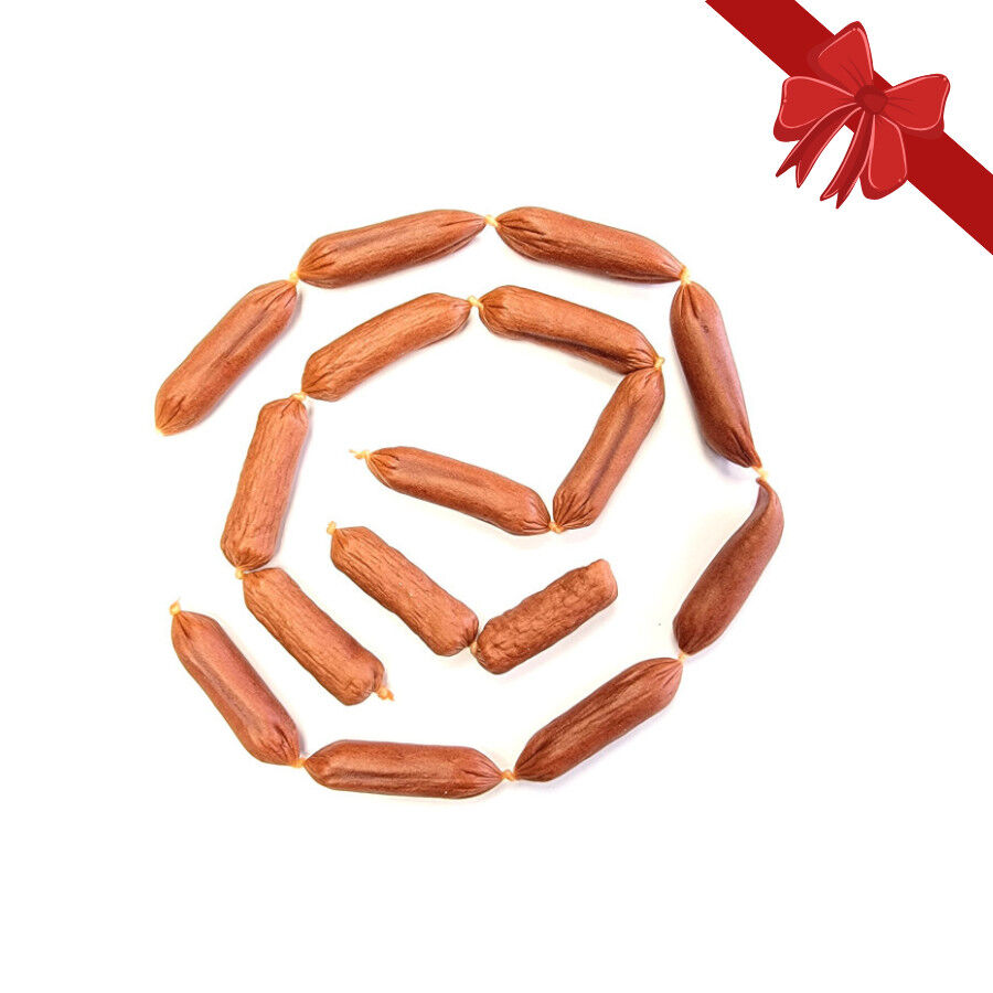 80 g Wonder Christmas Salchichas de Pollo Navide&ntilde;as para perros, , large Imagen numero 1