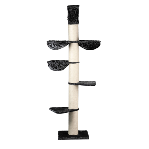 Rascador Maine Coon Tower Plus para gatos color Beige y negro, , large Imagen numero 1