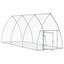 vidaXL Jaula para gallinas acero galvanizado plateado 600x105x120 cm, , large indicador imagen numero 16