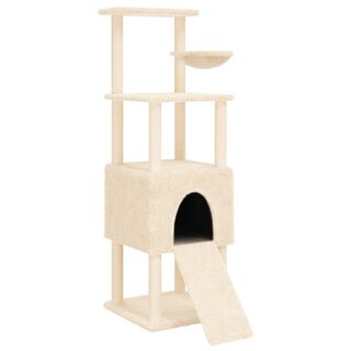 vidaXL Rascador con postes de sisal para Gatos 