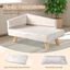 COSTWAY Cama para Gatos, mullida y Suave, sof&aacute; para Gatos medianos y peque&ntilde;os, Linda Cama para Gato con Base Antideslizante, Pies de Madera, Sof&aacute; Sill&oacute;n para Interior, 71 x 43 x 40 cm (Blanco), , large indicador imagen numero 3