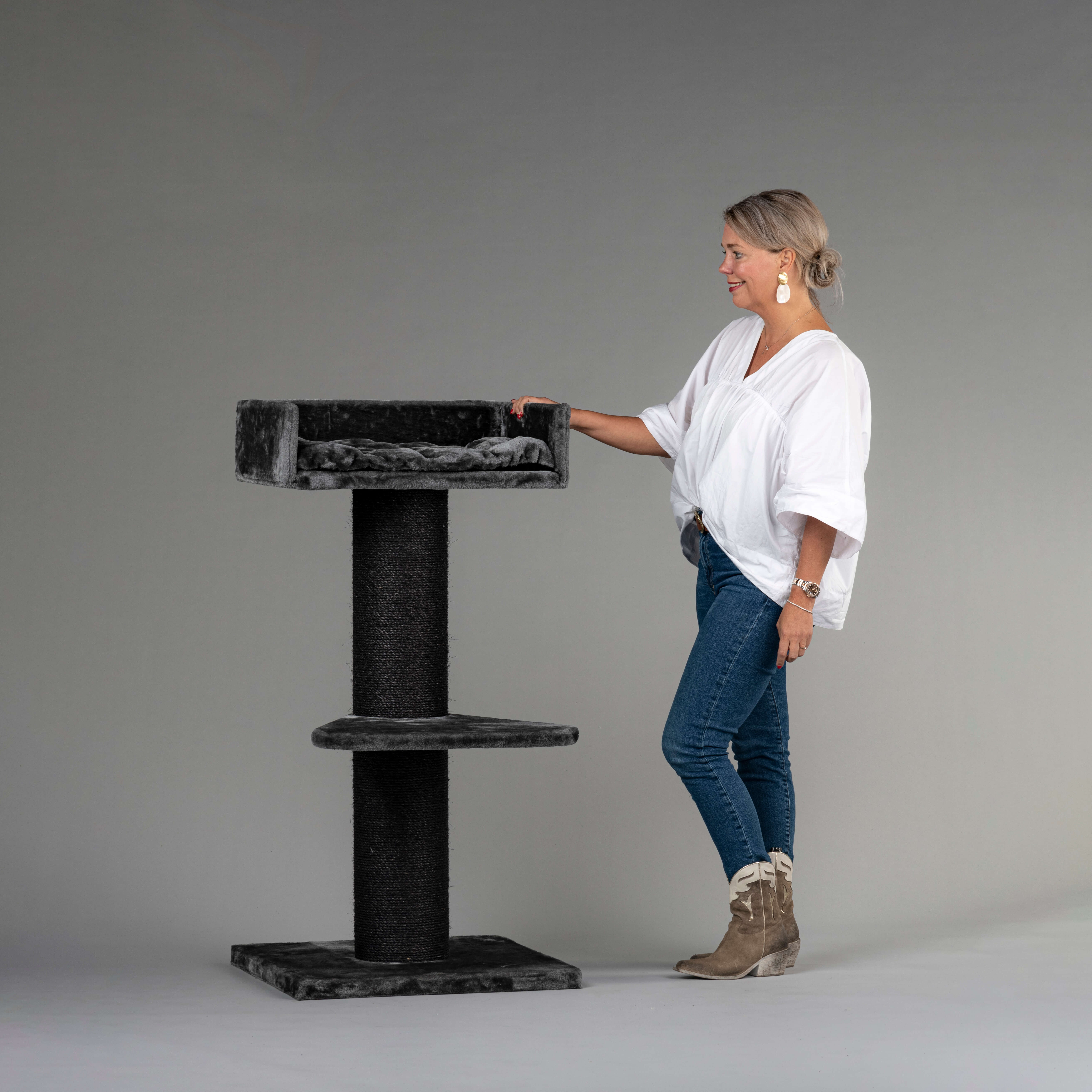 Rascador Maine Coon Lounge Blackline Dark Grey color Gris, , large Imagen numero 2