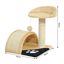 Rascador PawHut cama y arbol para gatos color Crema, , large indicador imagen numero 3