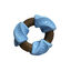 Tootoy! Anillo Mordedor Dental Azul y Marrón para perros, , large indicador imagen numero 2