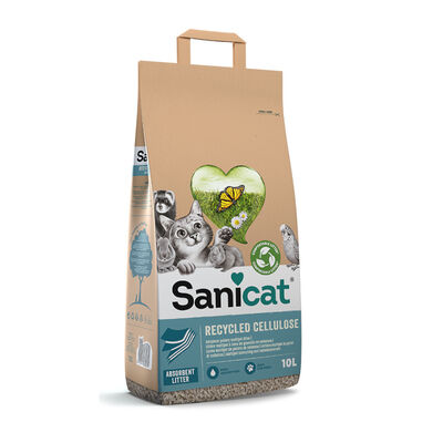 Sanicat Recycled Cellulose Lecho Natural para gatos