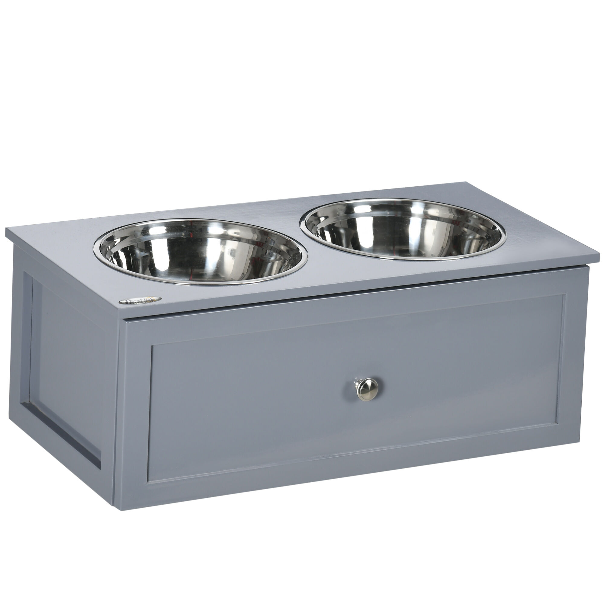 PawHut Comedero Elevado para Perros Medianos con 2 Cuencos, , large Imagen numero 1