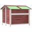 vidaXL Caseta para perros madera maciza de pino moca 96x87x80,5 cm, , large indicador imagen numero 4