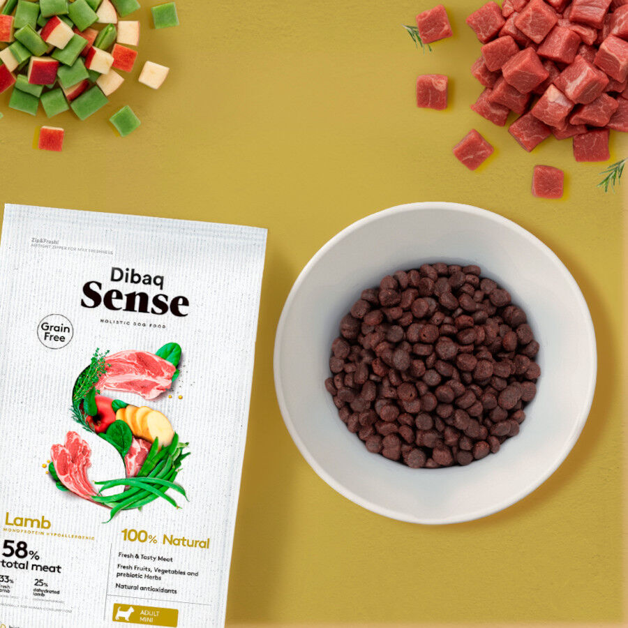6 kg Dibaq Sense Pienso Grain Free sabor Cordero para perros mini, , large Imagen numero 3