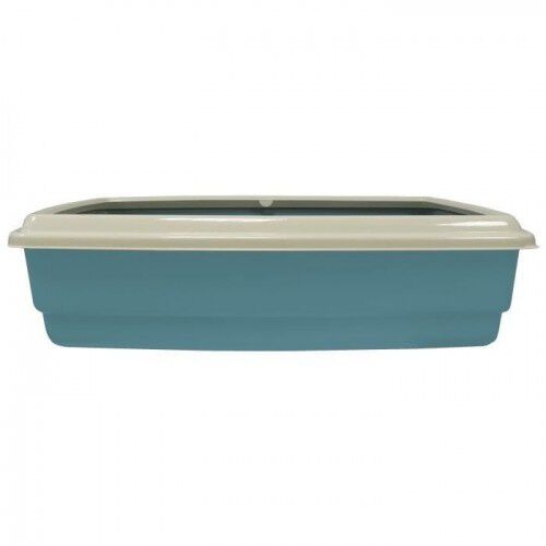 AIME arenero con borde y pala gris para gatos, , large Imagen numero 2