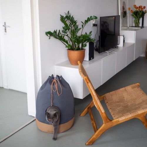 Cama/Bolso District70 Casa para gatos color Co&ntilde;ac, , large Imagen numero 4