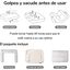 Fukumaru Sof&aacute; Cama para Mascotas Talla M | Cama para Perros y Gatos con Pana Suave, Relleno de Algod&oacute;n y Espuma, Base Antideslizante, Funda Lavable, Dise&ntilde;o Impermeable y Confort Premium para Hogar, , large indicador imagen numero 5