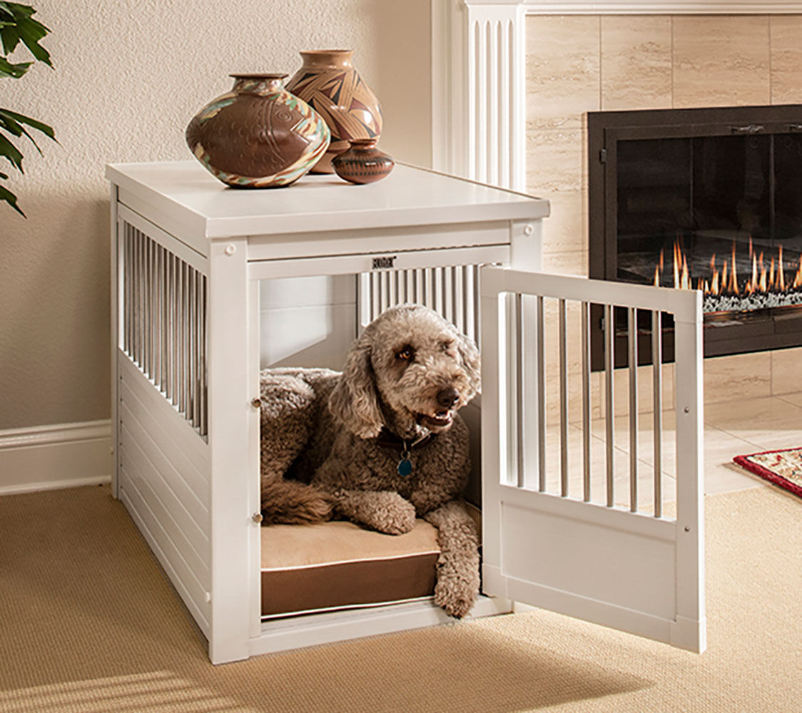 FINCA CASAREJO Jaula Confort Modelo Arkansas balnco - Perrera de Interior para Perros thumbnail
