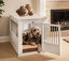 Jaula para Perros Confort Modelo Arkansas - Perrera de Interior - Fabricado con ECOFLEX - Cuatro Colores y Tres tamaños a Elegir (Blanco, S (60,5x46,2x56,4cm)), , large indicador imagen numero 7