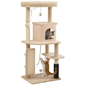PawHut Árbol Beige para Gatos 