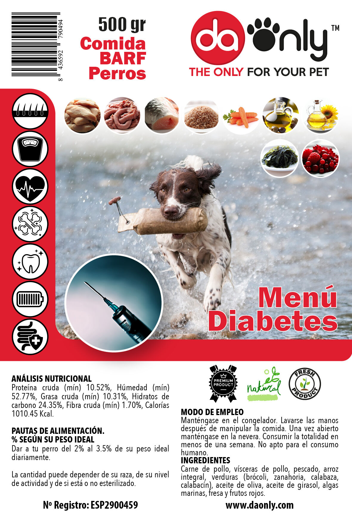 Men&uacute; Diabetes para perros  Pack 10 unidades, , large Imagen numero 4