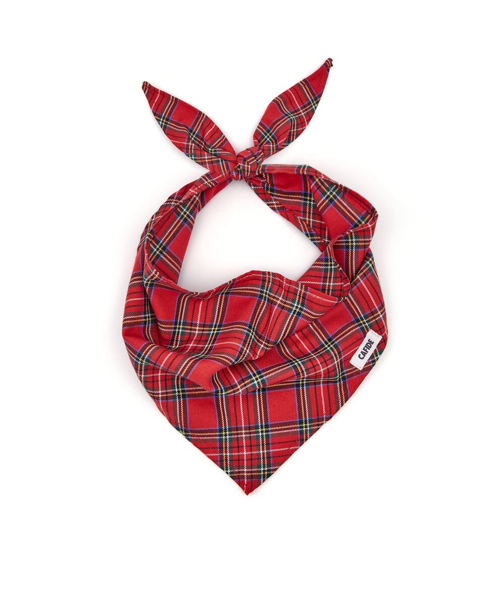 Bandana Perro Dise&ntilde;o Tart&aacute;n Royal Stewart, Nata, , large Imagen numero 1