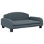 vidaXL Cama para perros de tela gris oscuro 50x40x30 cm, , large indicador imagen numero 7