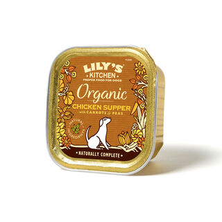 Lilys Kitchen Organic pollo tarrina para perros , Lilys Kitchen Organic pollo tarrina para perros