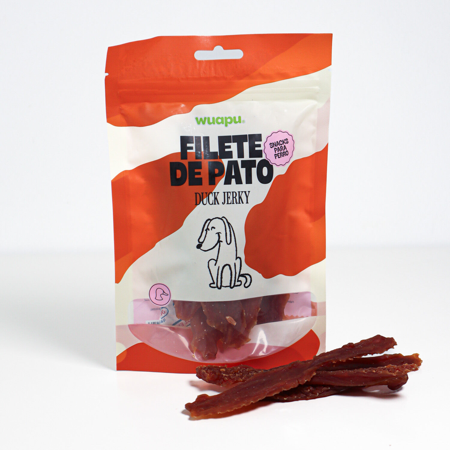 SNACK NATURAL PARA PERRO FILETE DE PATO DESECADAS WUAPU, , large Imagen numero 3