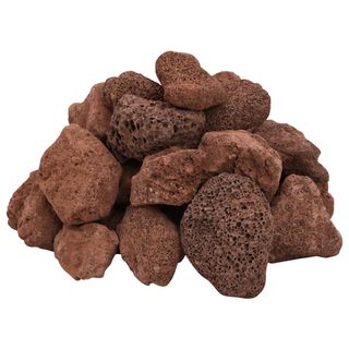 VidaXL Rocas volcánicas rojas pequeñas para acuarios