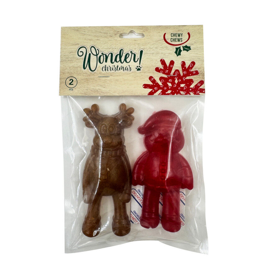 2 uds. Wonder Christmas Snacks Reno & Santa Navide&ntilde;os para perros, , large Imagen numero 3