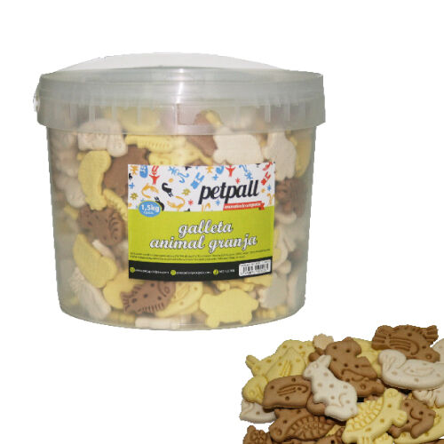 PETPALL LOVERS GALLETA ANIMAL GRANJA (CUBO 1,5KG), , large Imagen numero 1