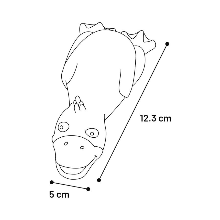 Flamingo Sky Dive L&aacute;tex juguete para perros, , large Imagen numero 2