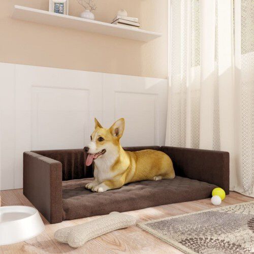 Vidaxl cama de maletero marr&oacute;n para perros, , large Imagen numero 6