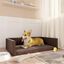 Vidaxl cama de maletero marr&oacute;n para perros, , large indicador imagen numero 6