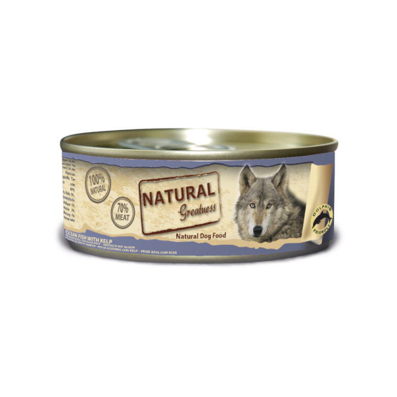 156 g Natural Greatness Pescado con Kelp Lata para perros