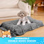 Nobleza 2 Piezas de Paquete Manta de Felpa Suave para Perros Gatos, Manta Gruesa Mejorada para Perro, Mantas Mullida para Perros y Otras Mascotas, Manta Perro, Lavable, Gris Oscuro y Claro, 120x100 cm, , large indicador imagen numero 5