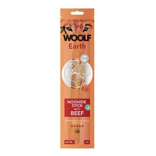 Woolf Earth Noohide Xl Barrita Con Ternera para perros