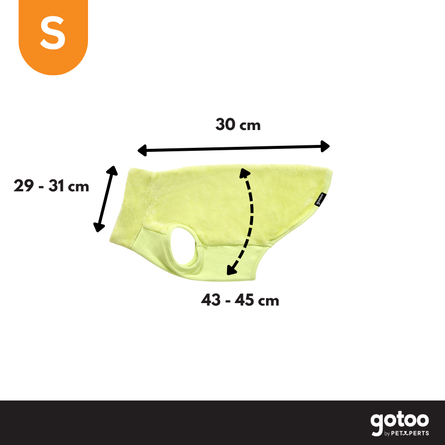 Gotoo Jersey Polar Verde Lima para perros, , large Imagen numero 4
