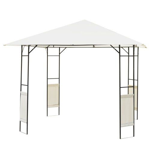 Carpa cenador Outsunny para jard&iacute;n color Crema, , large Imagen numero 4