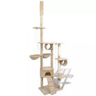 Rascador con postes XL para gatos color Beige, , large image number null