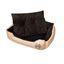 Vidaxl cama acolchada marrón para perros, , large indicador imagen numero 1